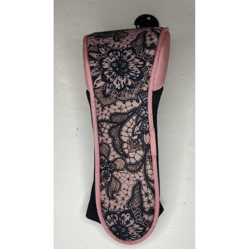 Glove It Hybrid Headcover Pink/Black | Adjustable Number Tag | Women's Golf Club